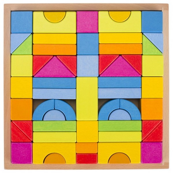 Goki Mozaikové puzzle Dúha, 57 dielikov