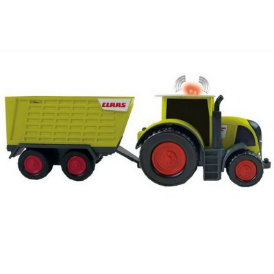 Happy People Traktor s prívesom CLAAS Kids Axion 870 s vlečkou