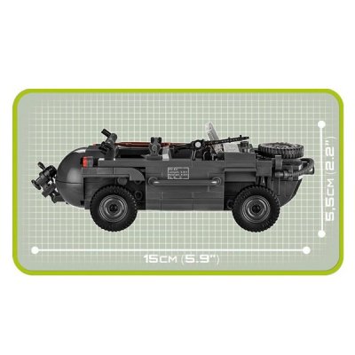 Cobi 2403 VW Schwimmwagen typ 166, 200k + 1f