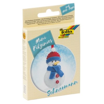 Folia Šijeme z filcu - Snehuliak