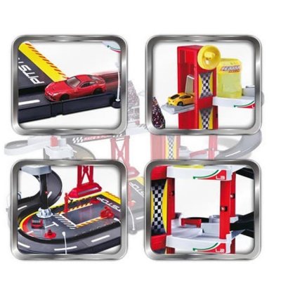 Bburago Ferrari Race&Play Garáž s autíčkom (1:43)