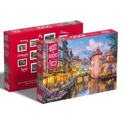 Cherry Pazzi Puzzle Večer v Annecy, 1000 dielikov