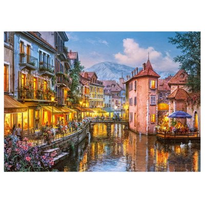Cherry Pazzi Puzzle Večer v Annecy, 1000 dielikov