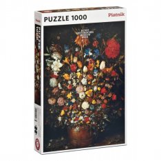Piatnik Puzzle Brueghel - Kvety v drevenej váhe, 1000 dielikov