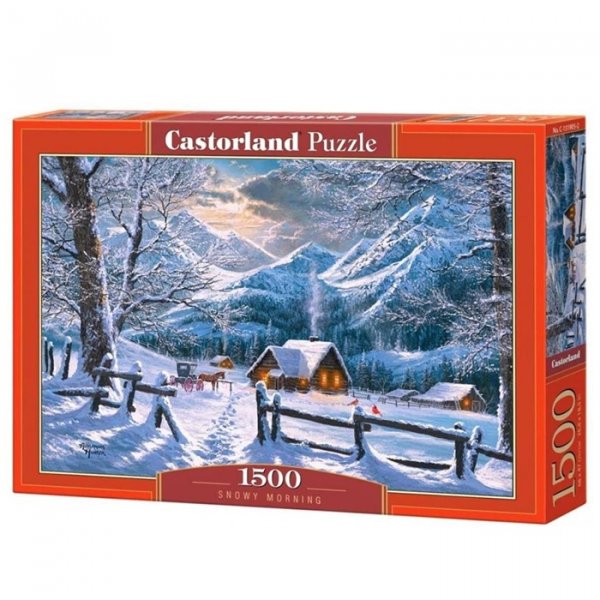 Castorland Puzzle Zasnežené ráno, 1500 dielikov