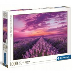Clementoni Puzzle Levanduľové pole, 1000 dielikov