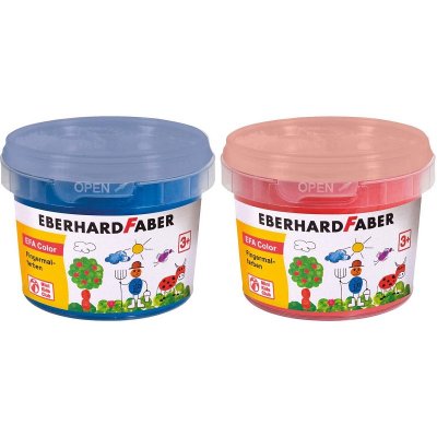 Eberhard Faber Prstové farby základné, 4 x 100 ml