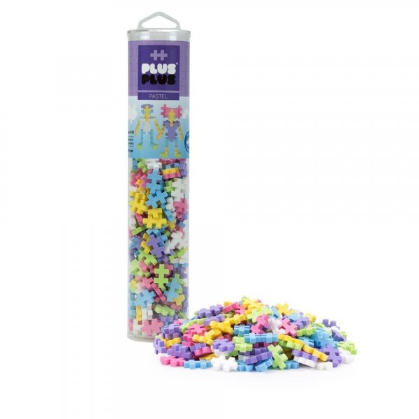 Plus-Plus Mini 100 v tube, pastel mix