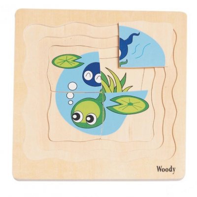 Woody Puzzle Vývoj žabky