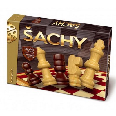 Bonaparte Šach s drevenými figúrkami