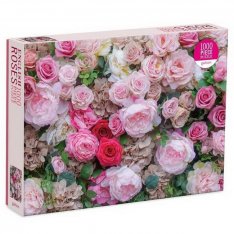 Galison Puzzle Anglické ruže, 1000 ks