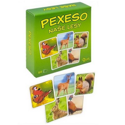 Hydrodata Pexeso Naše lesy, 32 párov