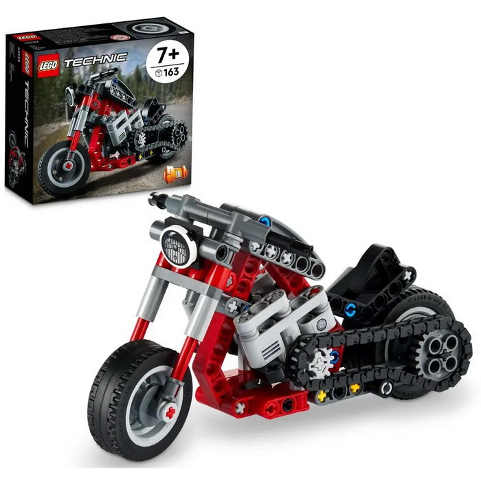 Lego Technic 42132 Motorka 2v1, 163 ks