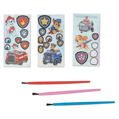 Melissa & Doug - Figúrky na vymaľovanie - Labková patrola, 3 ks