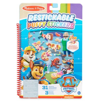 Melissa & Doug - Kniha s puffy samolepkami - LP Dobrodružstvo