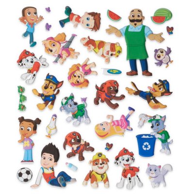 Melissa & Doug - Kniha s puffy samolepkami - LP Dobrodružstvo