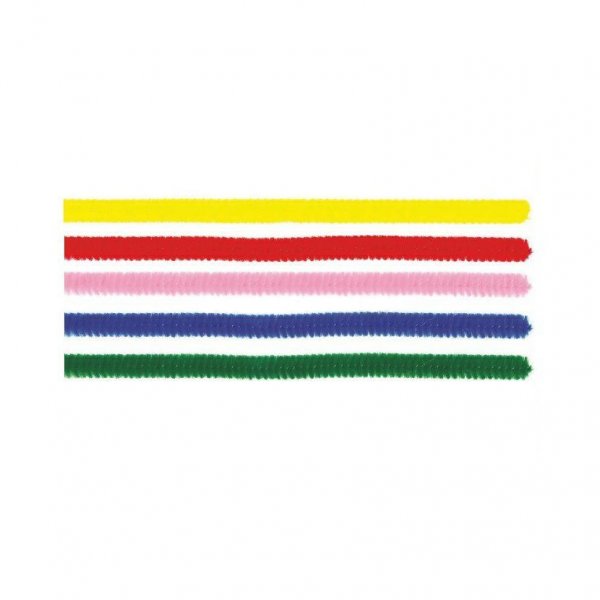 Meyco Chenille MIX 5 farieb, 50 cm, 10 ks