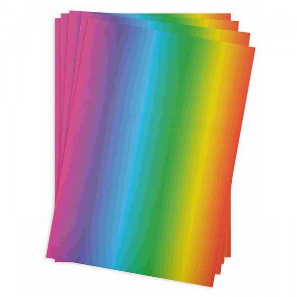 Farebné papiere dúhové 20 ks, 130 g/m2