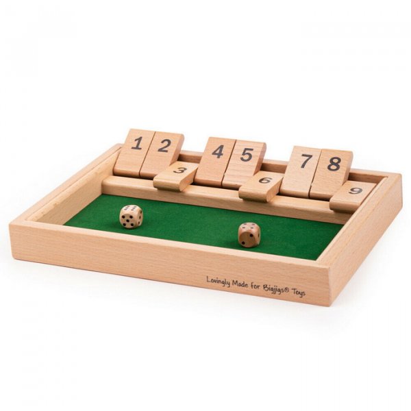 Bigjigs Toys Drevená hra Shut the Box