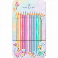Faber Castell Pastelky Sparkle, darčekový set 12 ks