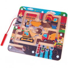 Bigjigs Toys Magnetické bludisko Stavenisko
