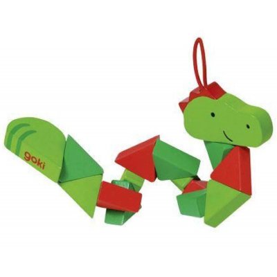 Goki Puzzle skladačka Krokodíl alebo Klaun