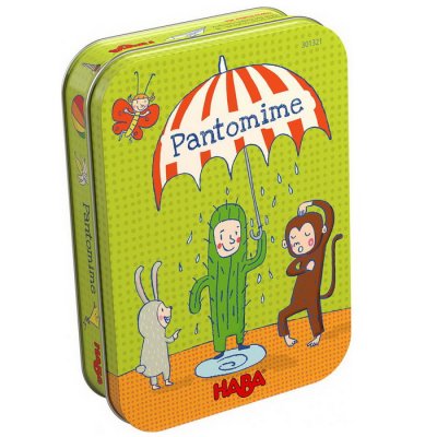 HABA Šarády Pantomíma - mini hra v plechovej krabičke