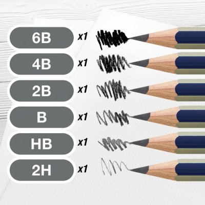Faber Castell Grafitové ceruzky Goldfaber Promo set, 8 ks
