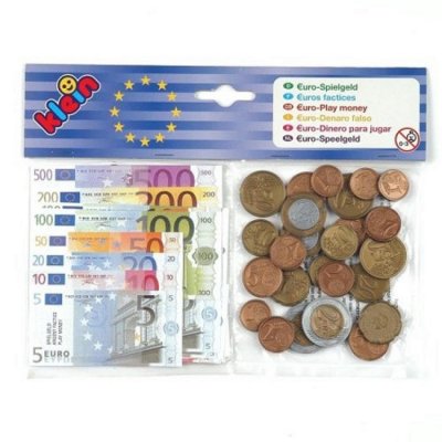 Klein Euro bankovky a mince