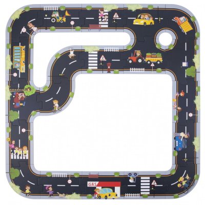 Tooky Toy Puzzle Cesta v meste, 21 dielikov