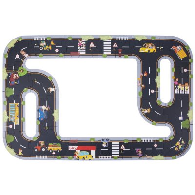 Tooky Toy Puzzle Cesta v meste, 21 dielikov