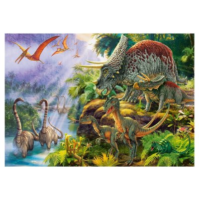 Castorland Puzzle Údolie dinosaurov, 200 dielikov