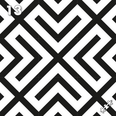 Logi-cube Zebra, 9 ks kociek
