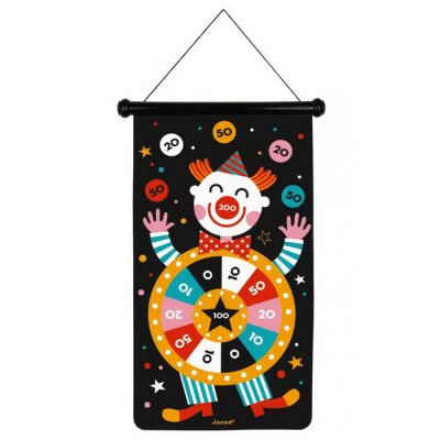 Janod Magnetický terč Cirkus, 65x44 cm