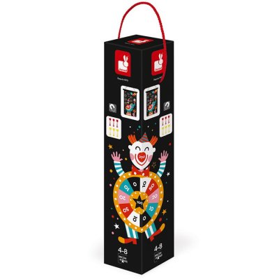 Janod Magnetický terč Cirkus, 65x44 cm