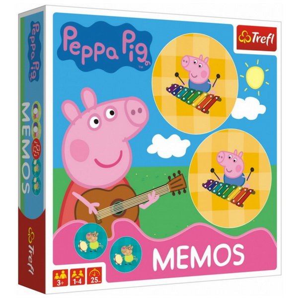 Trefl Pexeso Prasiatko Peppa, 18 párov