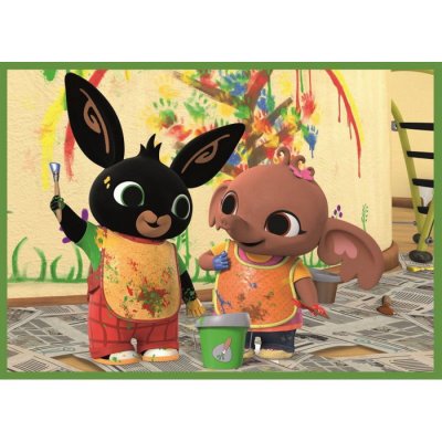 Trefl Puzzle 4v1 Zajačík Bing