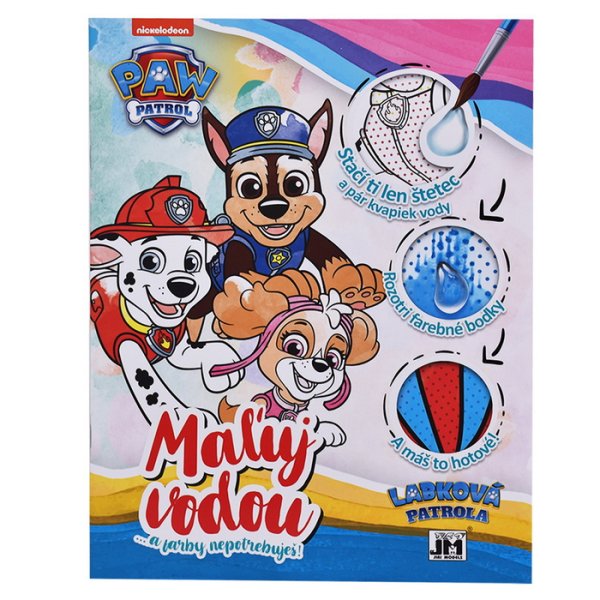Maľovanie vodou MAXI - Labková patrola