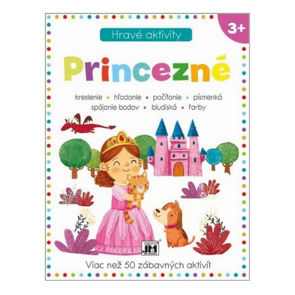 Omaľovánka Hravé aktivity - Princezné