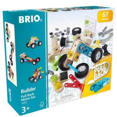 BRIO Builder - Postav si autíčko na naťahovanie, 67 dielikov