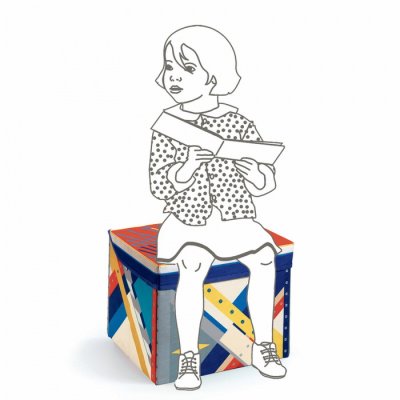 Djeco Raketa - sedací box na hračky
