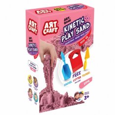 Art Craft Kinetický piesok ružový, 1 kg