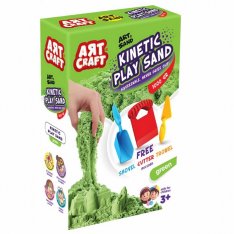 Art Craft Kinetický piesok zelený, 1 kg