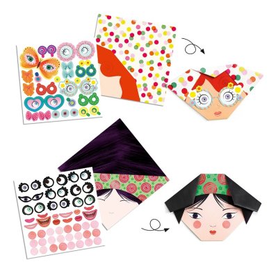 Djeco Origami - Utešené tváre 24 ks