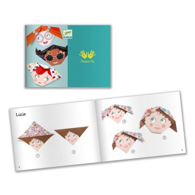 Djeco Origami - Utešené tváre 24 ks