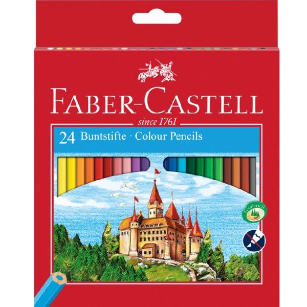 Faber Castell Pastelky farebné, 24 ks
