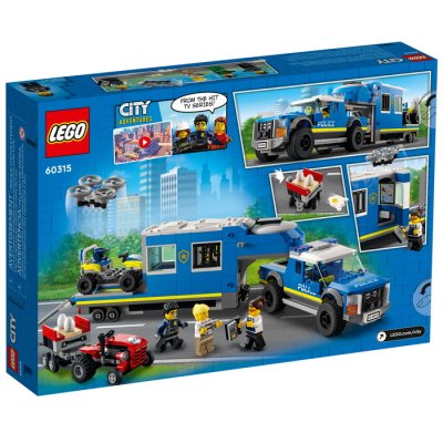 Lego City 60315 Mobilné veliteľské vozidlo polície, 436 dielikov
