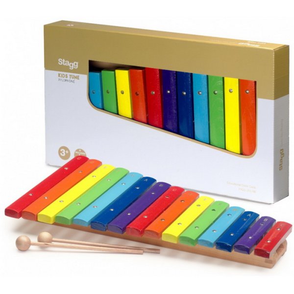 Stagg Xylofón farebný, 15 kláves