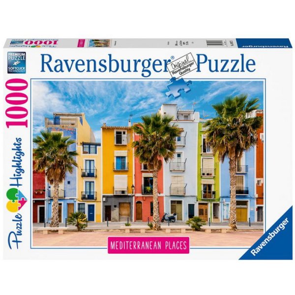 Ravensburger Puzzle Mesto v Stredomorí 1000 dielikov