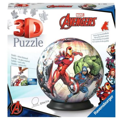 Ravensburger Puzzleball Marvel: Avengers, 72 dielikov